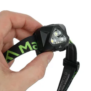 Ultralaka naglavna punjiva svjetiljka Mactronic ILLUMA – 430 lm