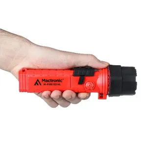 LED svjetiljka Mactronic M-FIRE 03 HL Atex – 400 lm (baterije)