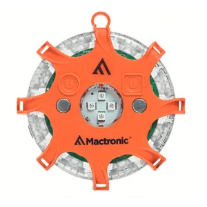Mactronic X-FLARE magnetski signalni diskovi upozorenja, u kutiji - 3 boje u 1 disku, sinkronizirani