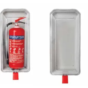 Prozirni zaštitni ormar za vatrogasni aparat 6 kg / 6 Lt Mobiak