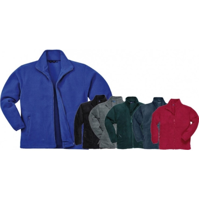 Blouson Polaire Lourd Portwest Argyll 400g - Taille 6XL Noir - Poches Zippées - 3
